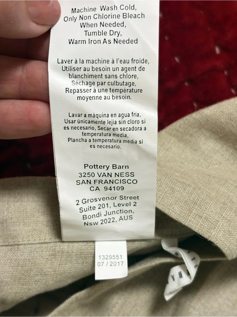 Pottery Barn Handcrafted Ruby Velvet Pick Stitch Euro Shams Quilted Set Of 3